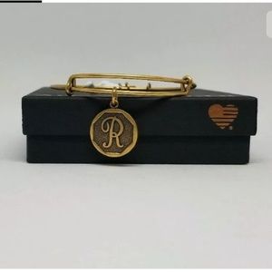Brand New Alex and Ani “R” bracelet
